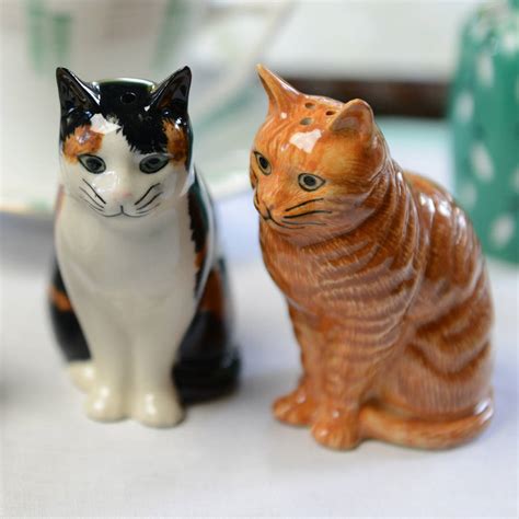 salt and pepper cat shakers